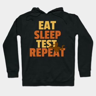 Eat Sleep Test Repeat Hoodie